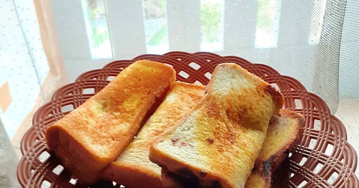 Resep Roti Bakar 🍞 Varian Rasa Selai Blubbery Dan Nanas Oleh Dapur