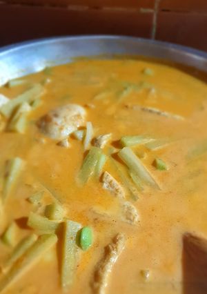 Foto resep Sambal goreng labu siam,tahu dan telur