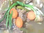 Gambar sup tulang sapi serai