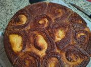 Una foto de torta 80 golpes con levadura fresca