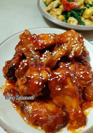 Foto resep Ayam goreng asam manis