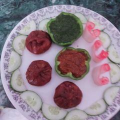 A picture of Beetroot Momos.