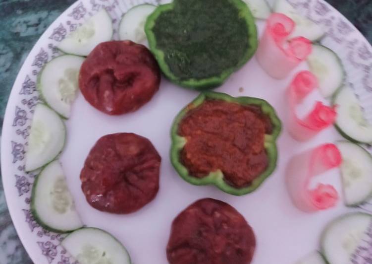 Beetroot Momos