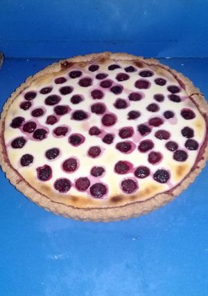 Una foto de Kuchen de frambuesa