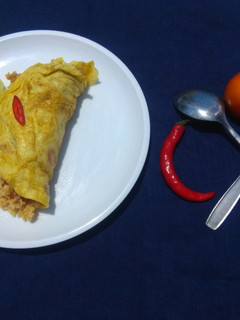 Foto resep Nasi goreng selimut tetangga