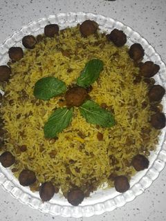 عکسی از دستور عدس پلو
