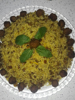 عکسی از دستور عدس پلو