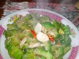 Tumis pare rebon