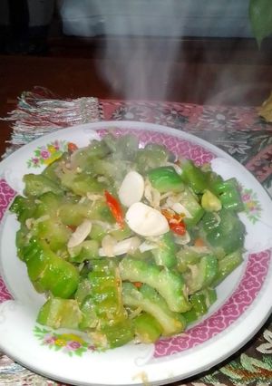 Foto resep Tumis pare rebon
