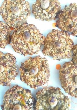 Foto principal de Galletas de plátano y cacahuete