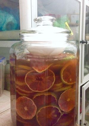 Hình của món Chanh đào mật ong.