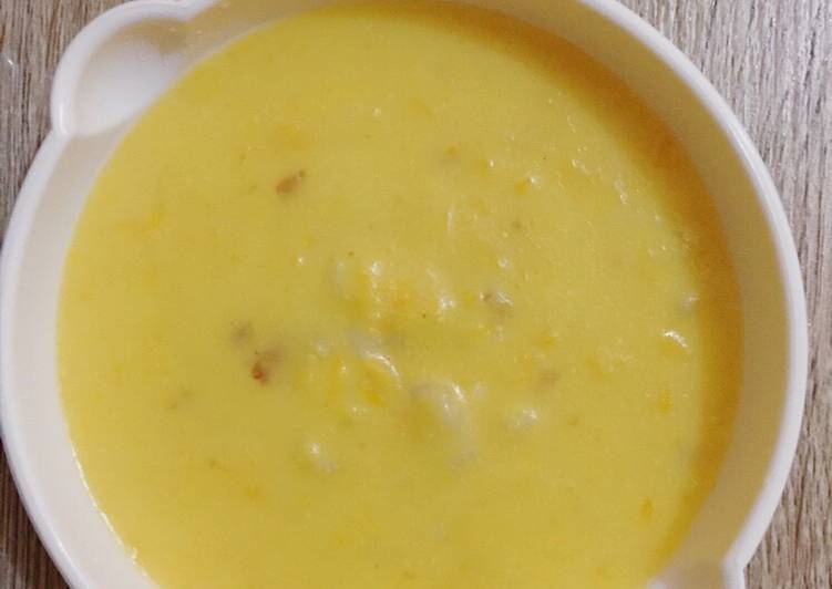 Recipe: Perfect MPASI 9 Bulan “Sweet Corn Cream Soup”