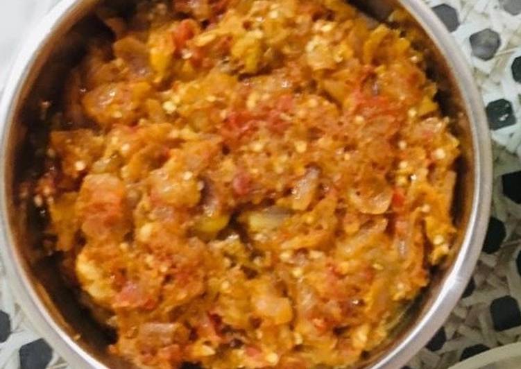 Recipe of Super Quick Homemade Bengan ka Bartha