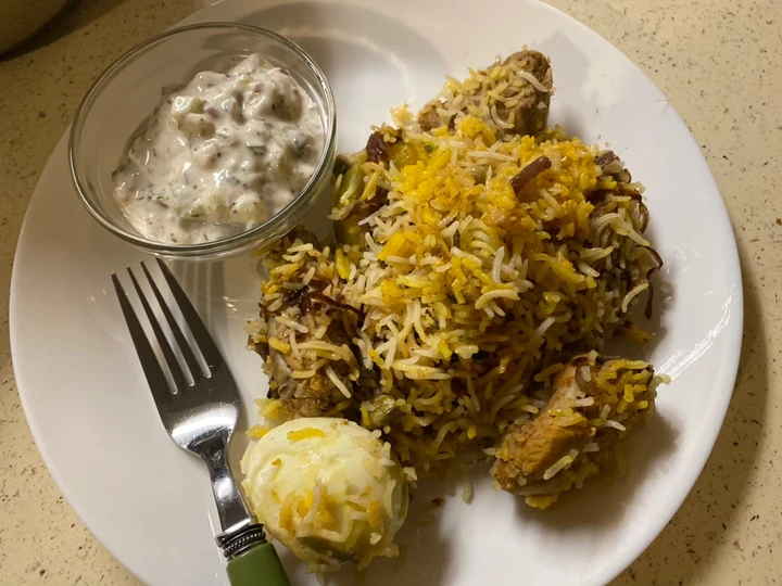 Easy Steps to Prepare Recipes Casserole chicken biryani the Delicious Delicious.