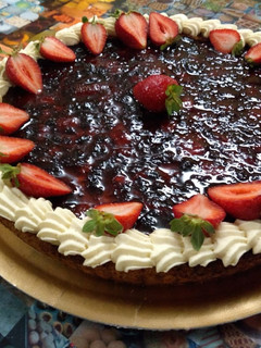 Una foto de Tarta Cheesecake con frutas