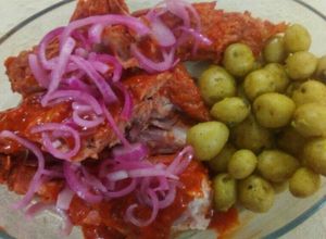 Una foto de Pavo pibil