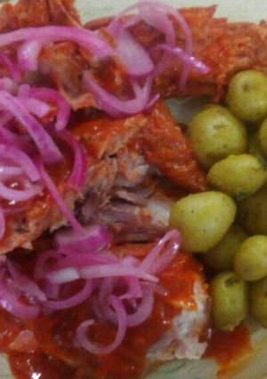 Una foto de Pavo pibil