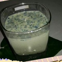 A picture of #Pan ki Thandai #Leafygreens.
