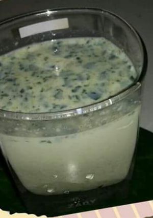 A picture of #Pan ki Thandai #Leafygreens.
