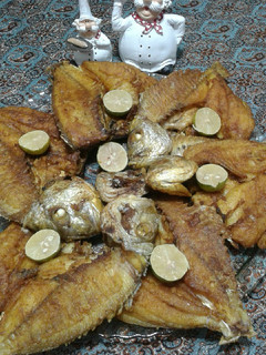 عکسی از دستور ماهی سرخ کرده