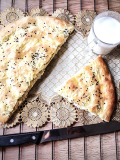 صورة لوصفة خبز التركي بالجبن الرائع