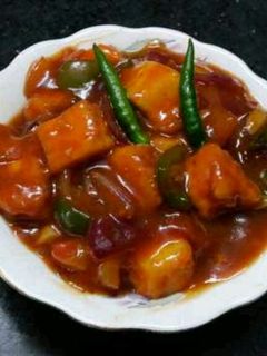চিলি পনির রেসিপির প্রধান ছবি