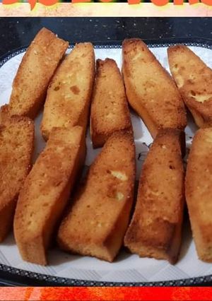 A picture of Cake rusk (without oven).