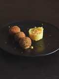 Polpette di alici biete a costine e patate
