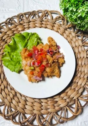 Foto resep Ayam Krispi Sambal Matah