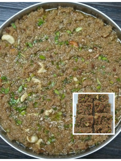 A picture of Khorak. (Sindhi sweet.).