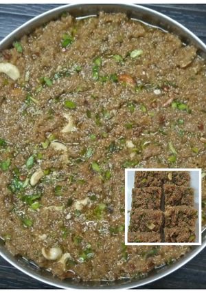 A picture of Khorak. (Sindhi sweet.).