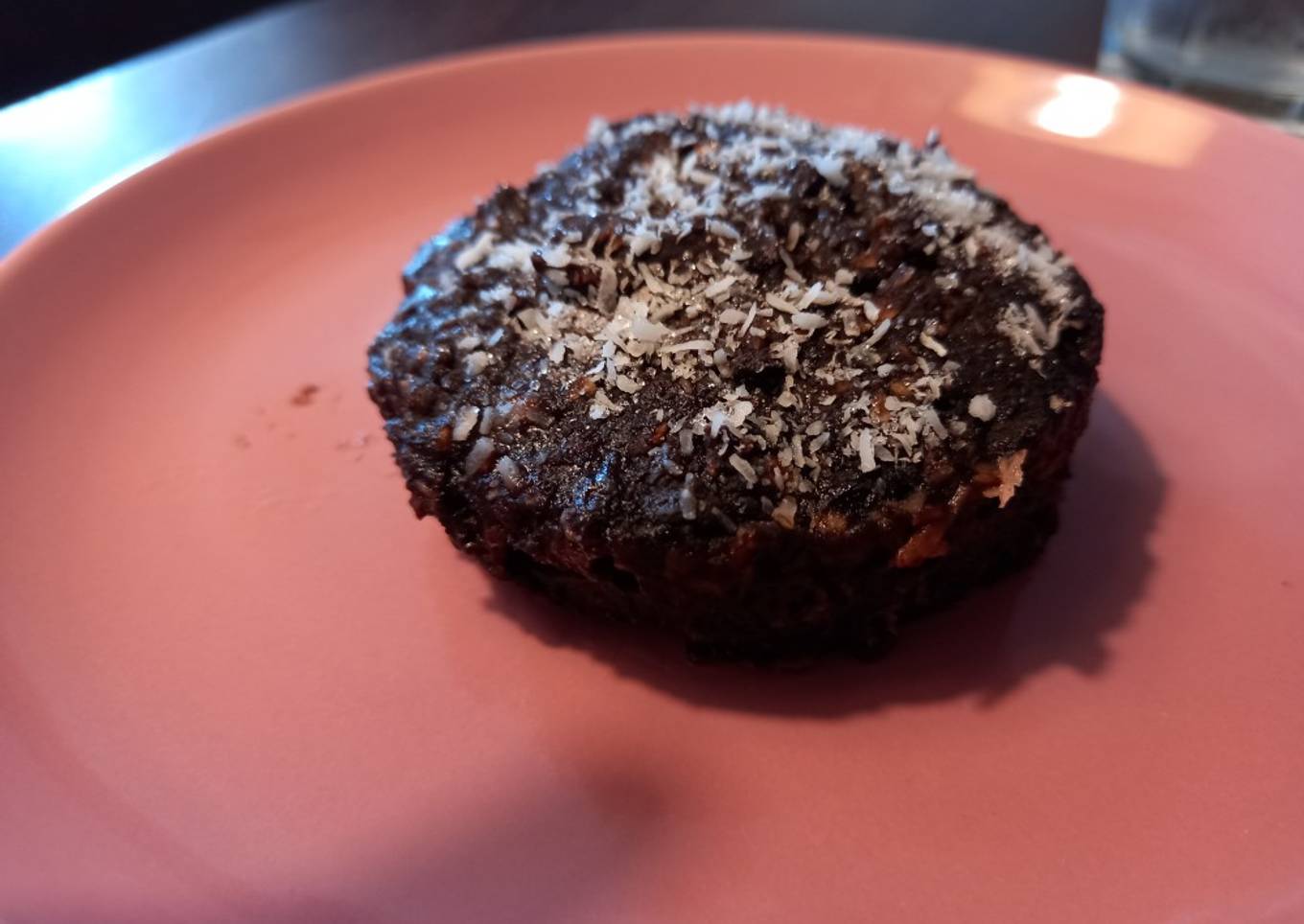 Torta de microondas saludable