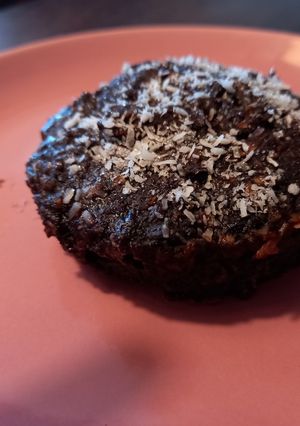 Una foto de Torta de microondas saludable