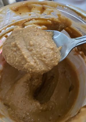 Una foto de Mantequilla de maní saludable
