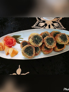 عکسی از دستور کوکو سبزی با نون باگت