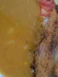 Puré de arvejas con pescado