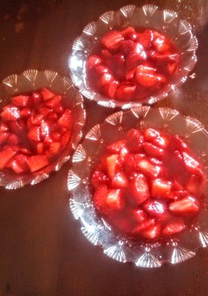 صورة لوصفة Salade de fraises