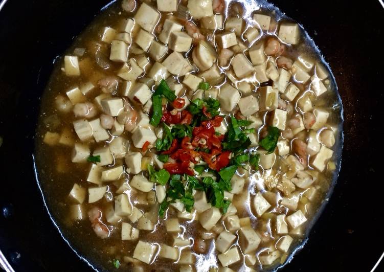 Resep: Mapo tahu udang yang Lezat
