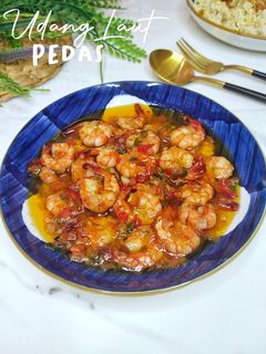 Foto resep Udang Laut Pedas