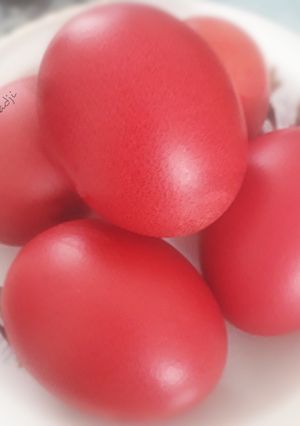 Foto resep Telur Merah Ulang Tahun