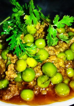कीमा मटर आलू, टमाटर(keema matar aloo tamatar recipe in hindi) रेसिपी मुख्य फोटो