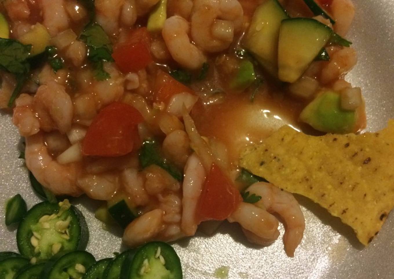 Ceviche de camarón