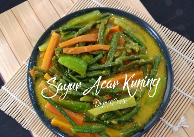 Resep Sayur Acar Kuning Oleh Dapurerwin Cookpad