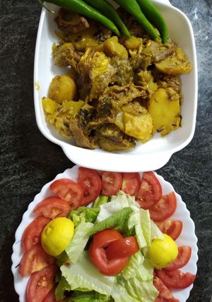 عکسی از دستور گوشت ذغالی