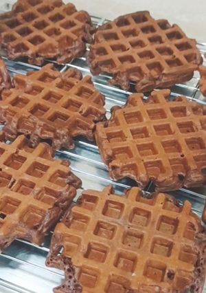 Gambar Sourdough Chocolate Waffles