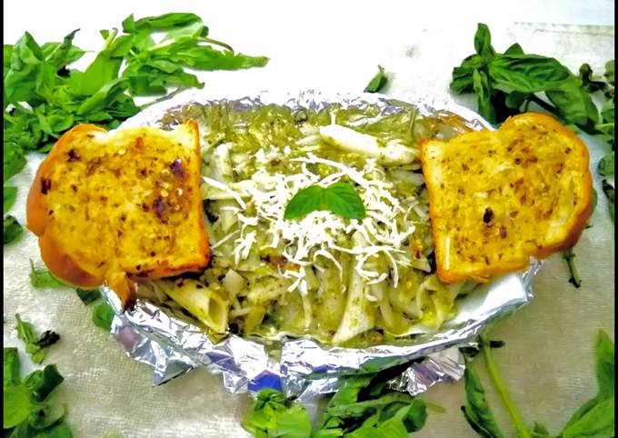 basil sos pasta recepie in hindi