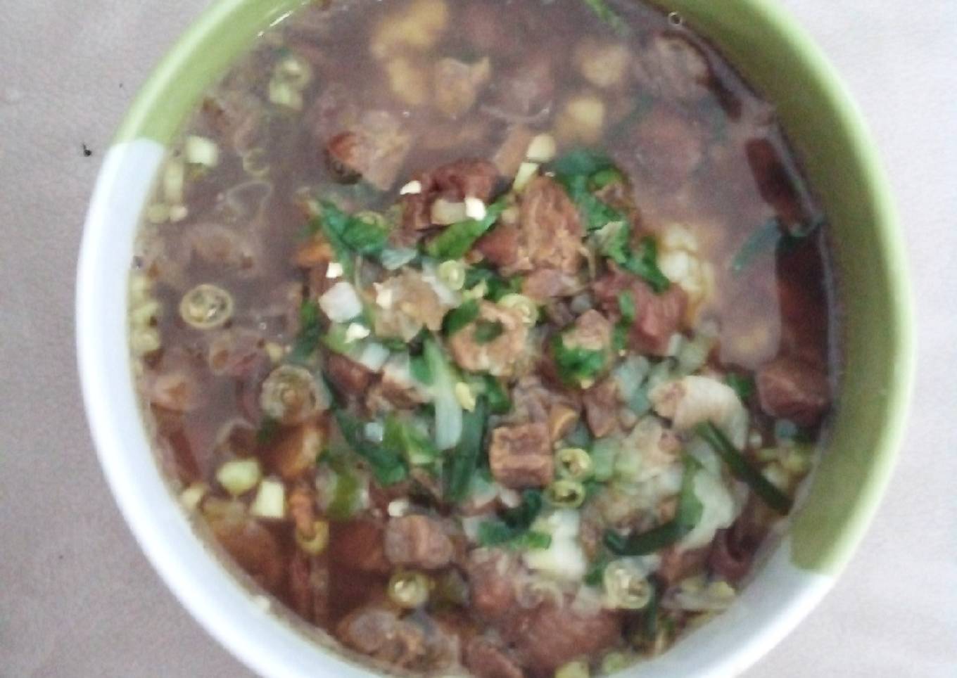 Nasi Yamoy simple (Bakmoy pakai ayam)