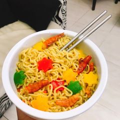 A picture of Coconut cream noodles.