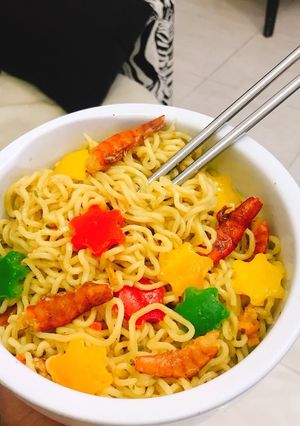 A picture of Coconut cream noodles.