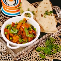 A picture of Gajar Matar Aloo ki sabji 😋😋.